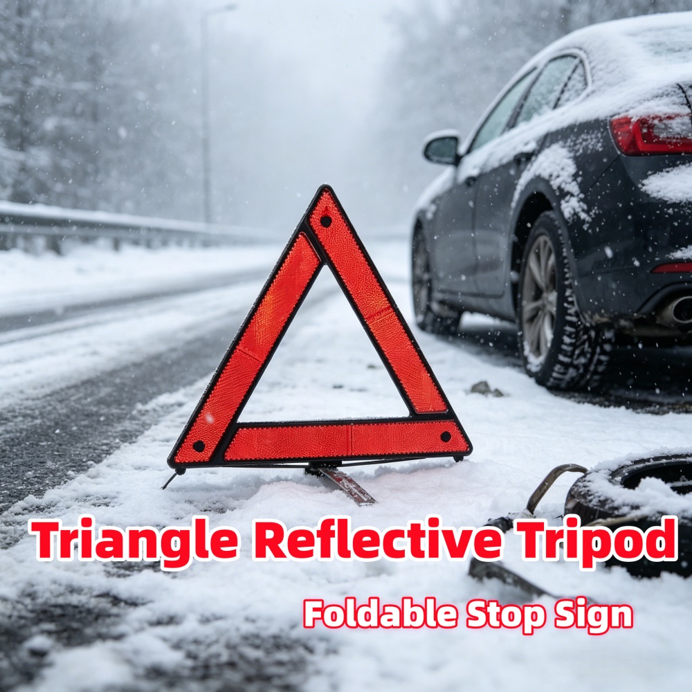 Red Reflective Car Tripod Fold - مراجعة Emergency Exit Sign وسعره