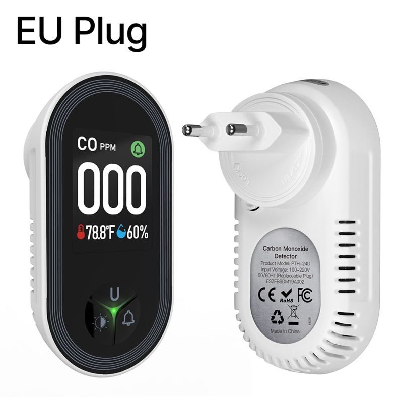 Built-In CO Monitor Alarm Soun - مراجعة Co Detector Plug وسعره