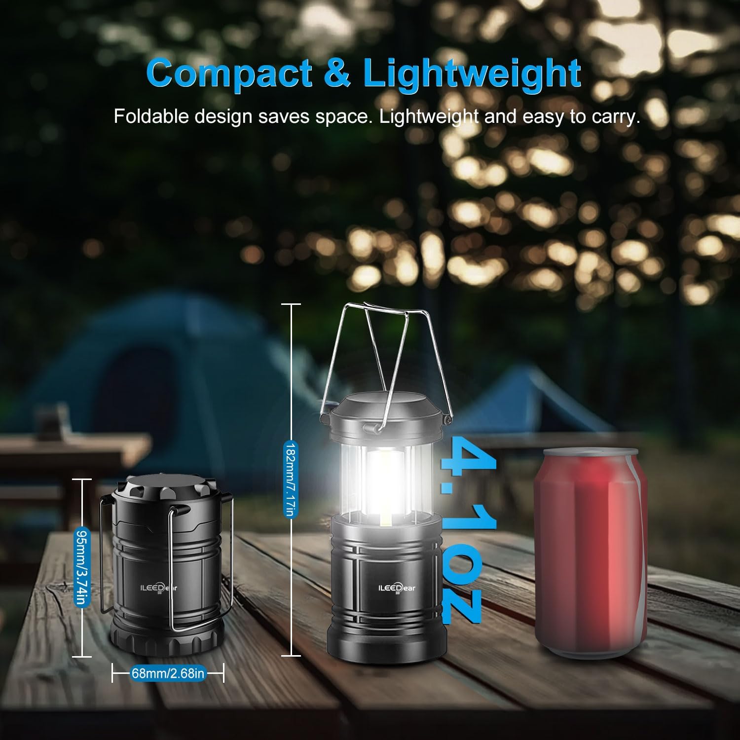 LED Camping Lantern, Battery O - مراجعة Power Outage Light وسعره