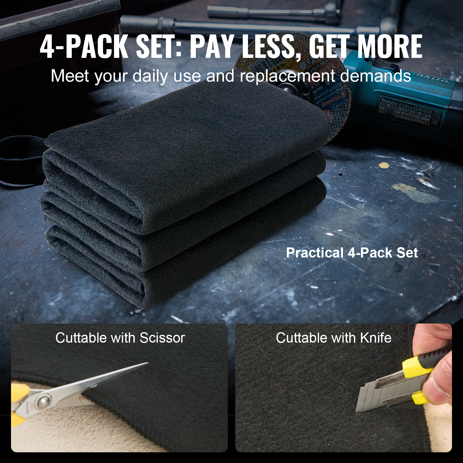 SucceBuy Carbon Felt Welding B - مراجعة Fire Blanket Kitchen وسعره