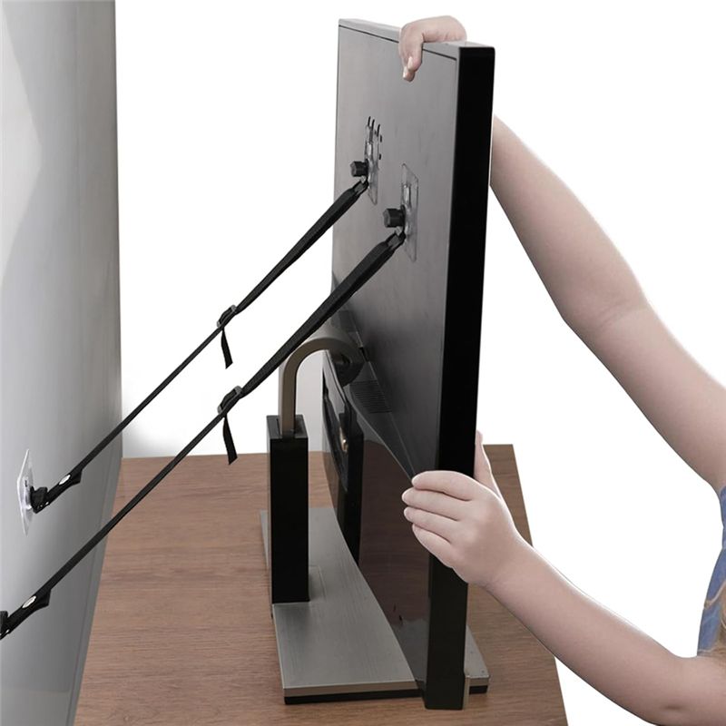 T23C No Drill Adhesive TV Safe - مراجعة Earthquake Anchor Strap وسعره
