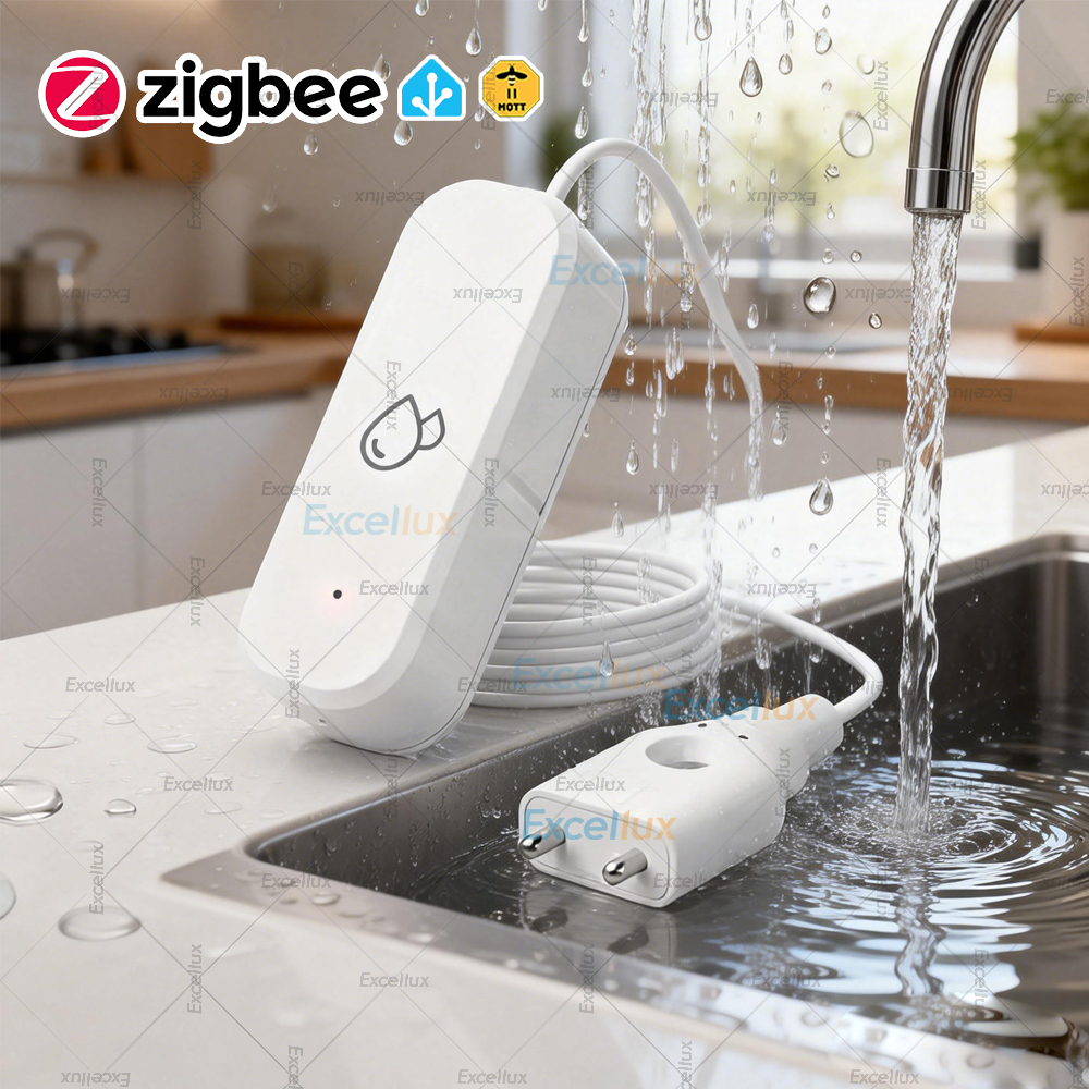 Zigbee Smart Water Leak Sensor - مراجعة Water Alarm Sensor وسعره