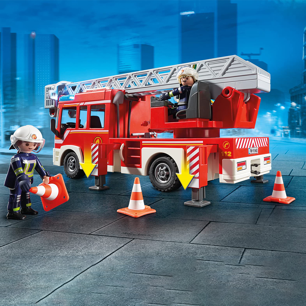 Fire Station With Aerial Ladde - مراجعة Fire Escape Ladder وسعره
