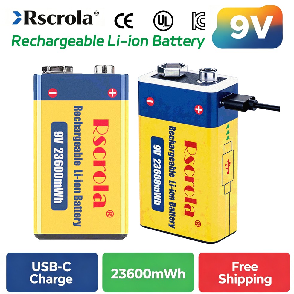 Rechargeable 9V Battery, 23600 - مراجعة Smoke Detector Interconnected وسعره