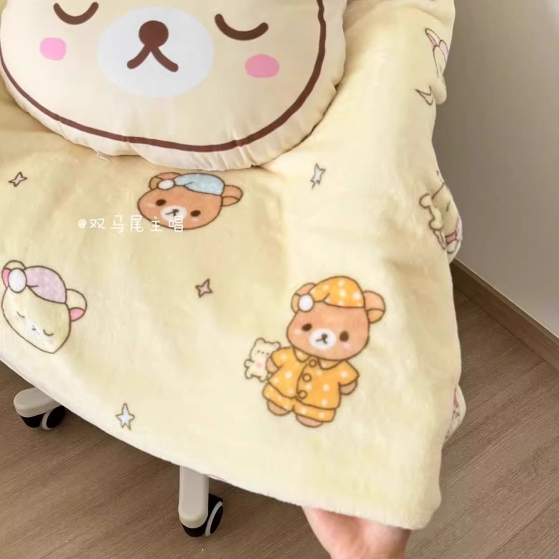 Cartoon Rilakkuma Flannel Thro - مراجعة Fire Blanket Kitchen وسعره