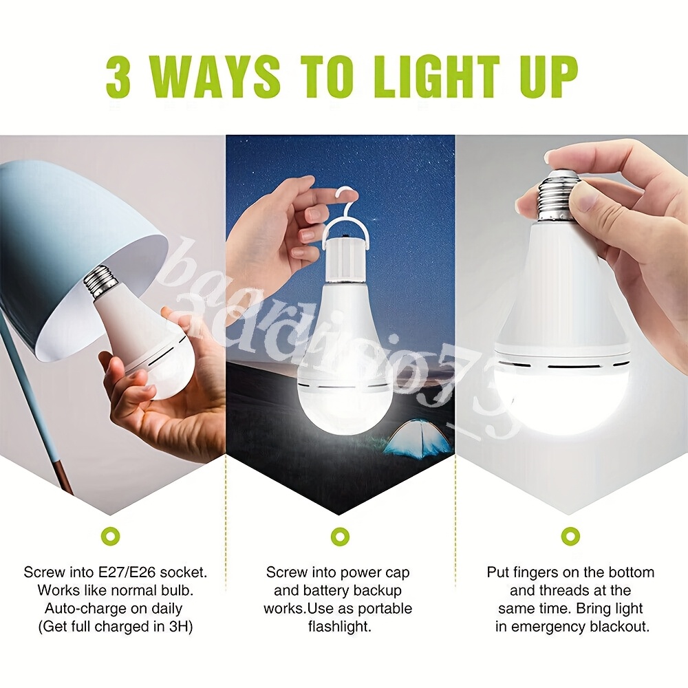 Emergency Light Bulb for Power - مراجعة Power Outage Light وسعره