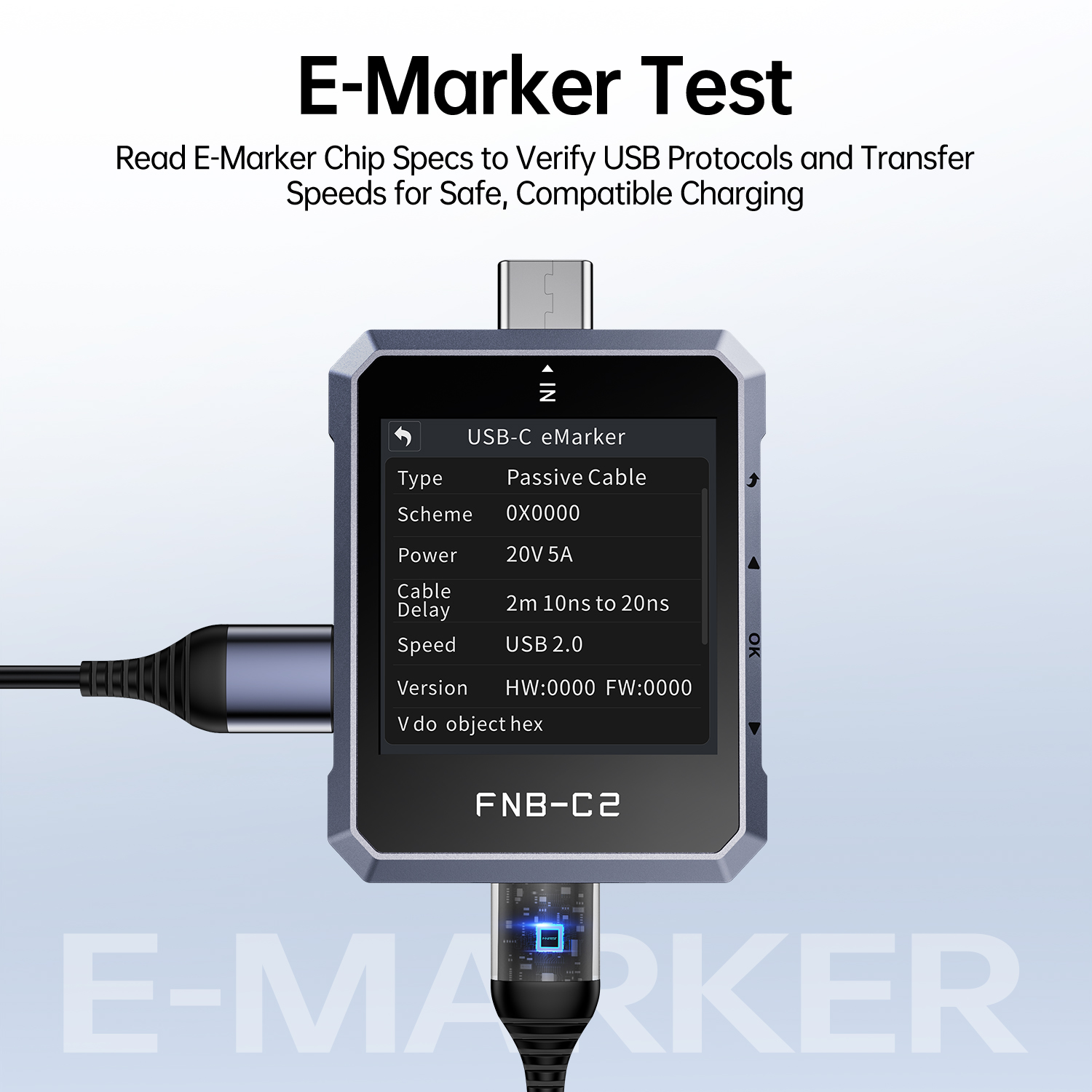 FNB-C2 USB Tester Type-C PD QC - مراجعة Co Detector Plug وسعره