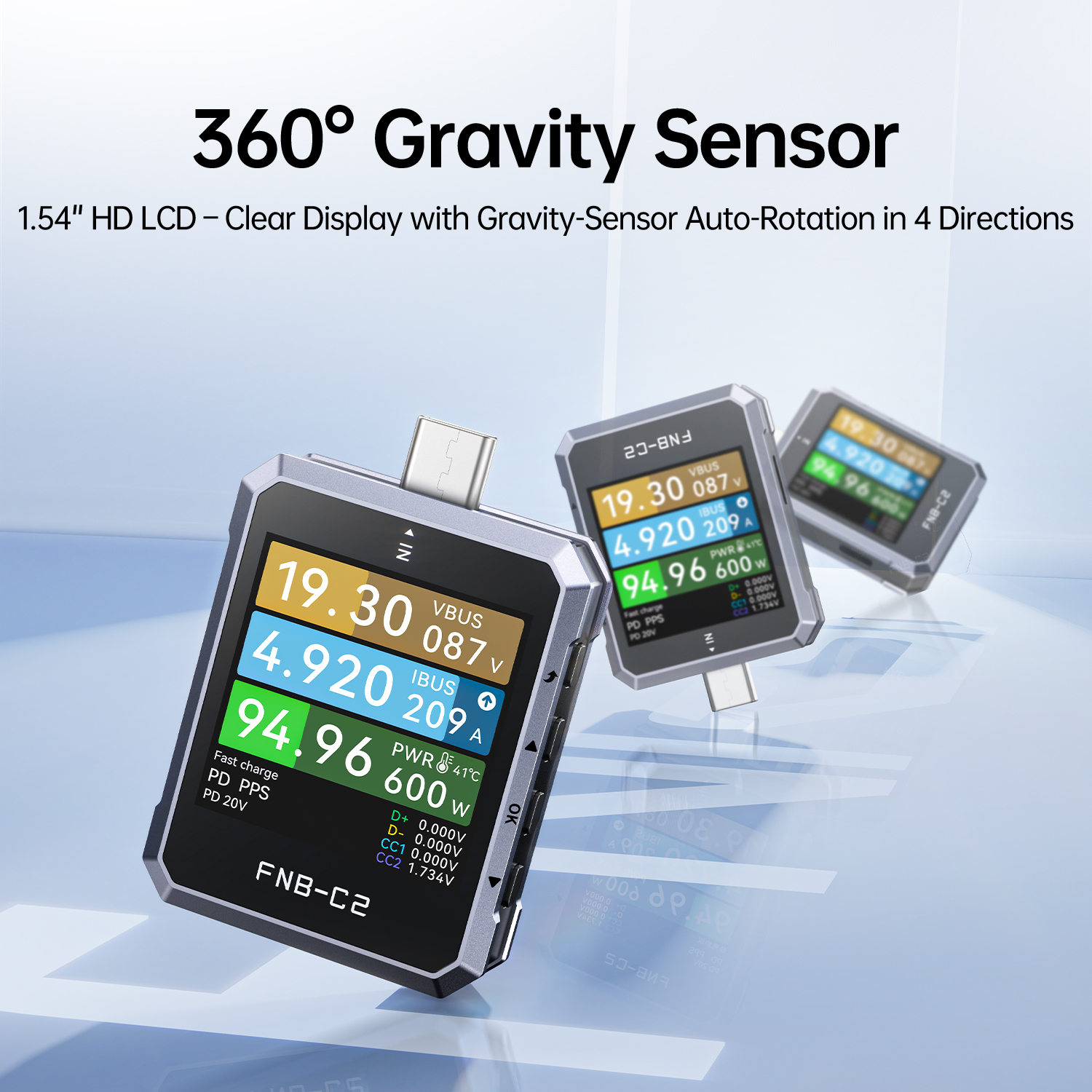 FNB-C2 USB Tester Type-C PD QC - مراجعة Co Detector Plug وسعره