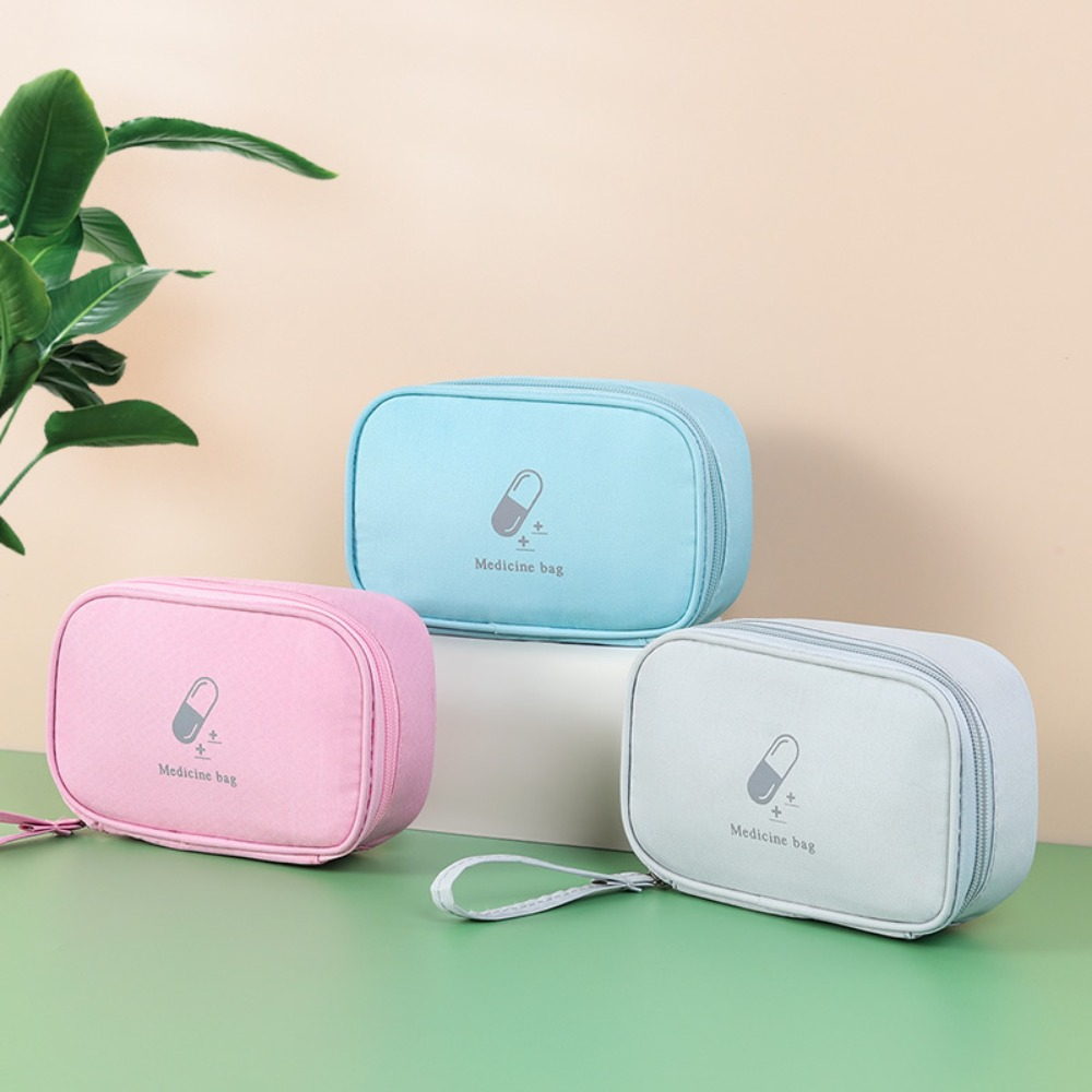 Multifunctional Pink/blue/Grey - مراجعة First Aid Bag Kit وسعره