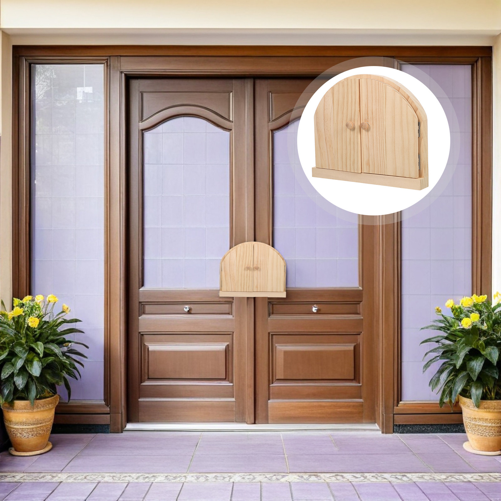 Solid Wood Fairy Door Light Sw - مراجعة Outlet Cover Baby وسعره