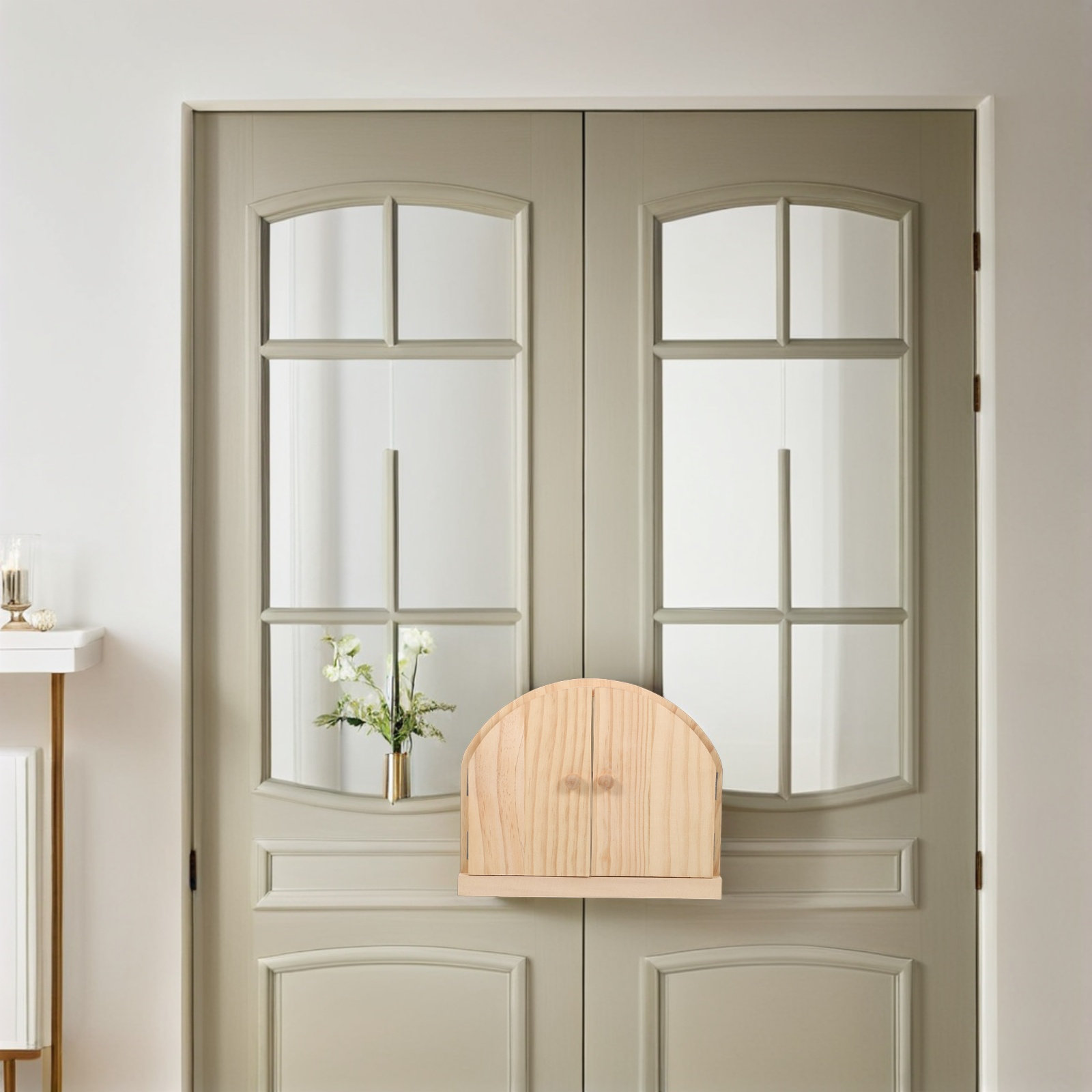 Solid Wood Fairy Door Light Sw - مراجعة Outlet Cover Baby وسعره