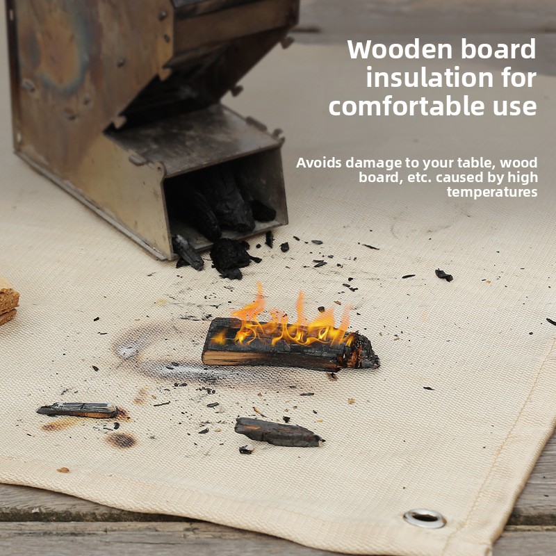 Outdoor Camping Fireproof Clot - مراجعة Fire Blanket Kitchen وسعره