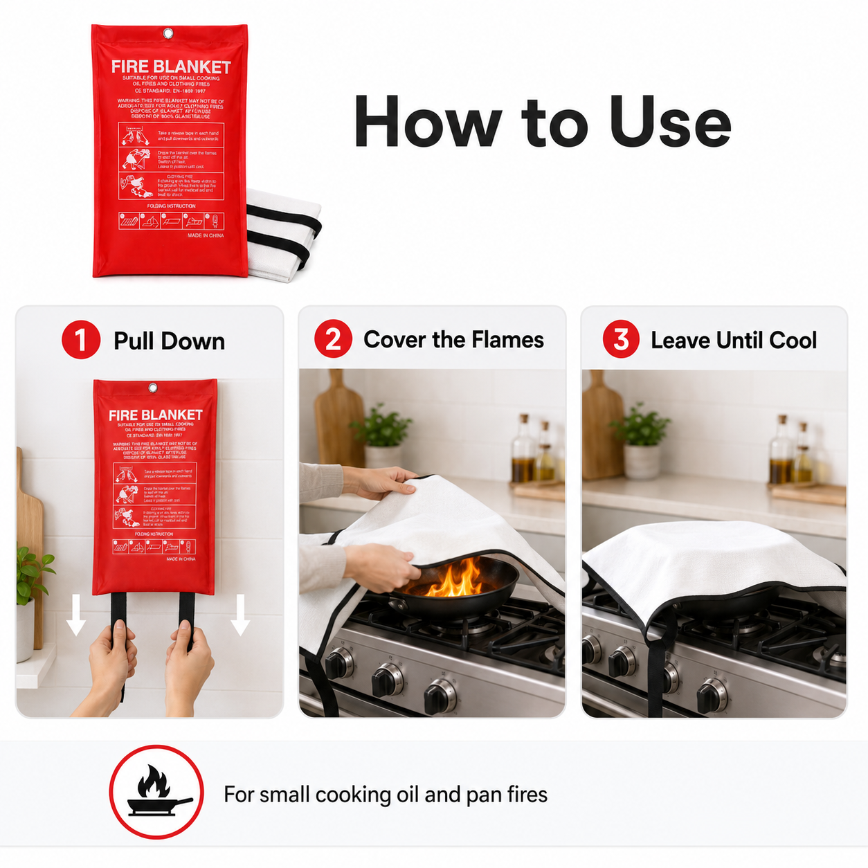 Fire Blanket / Emergency FireB - مراجعة Fire Blanket Kitchen وسعره