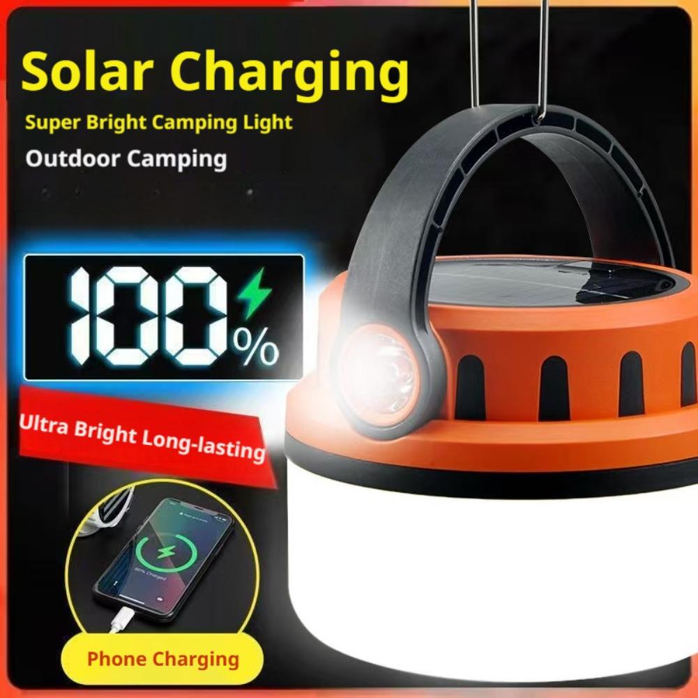 Solar Rechargeable Camping Lan - مراجعة Power Outage Light وسعره