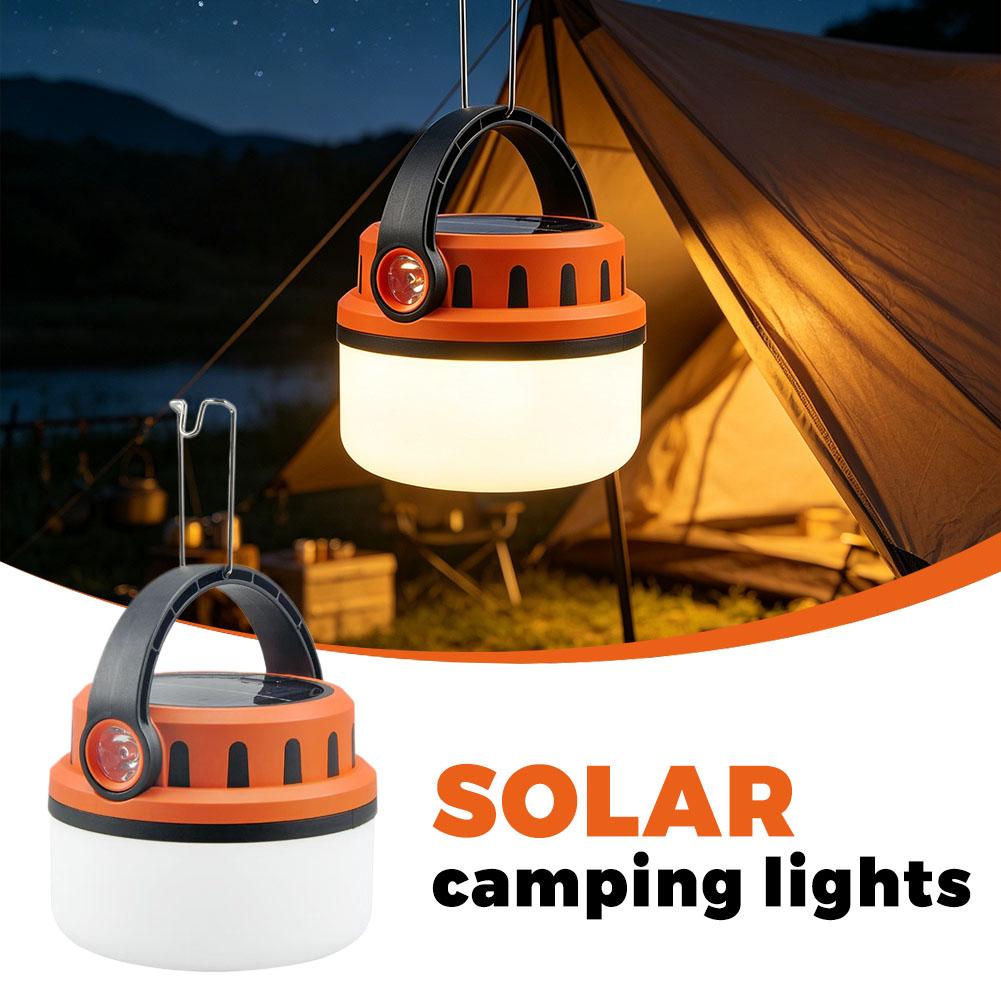 Solar Rechargeable Camping Lan - مراجعة Power Outage Light وسعره